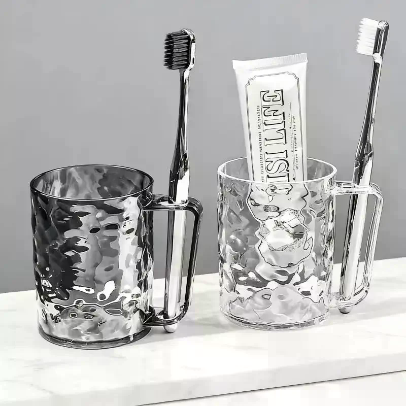 Home One Bathroom - 1Pcs Plastic Mouthwash Toothbrush Cup With