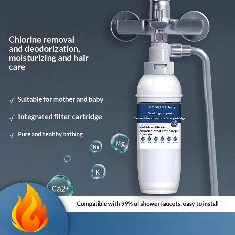 Home Bathroom Water Filter - Household pre-filter for bathing, bathroom tap