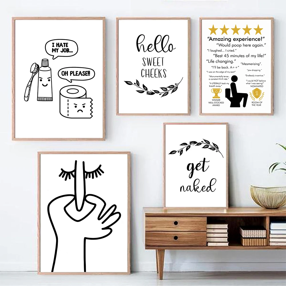 Toilet Humour Bad Smell Cute L - Home Bathroom Rules ulasan dan harga