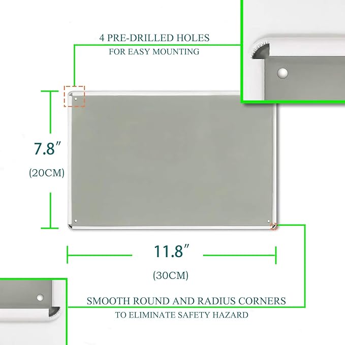 Cusde Toilet Rules Metal Tin S - Home Bathroom Rules ulasan dan harga