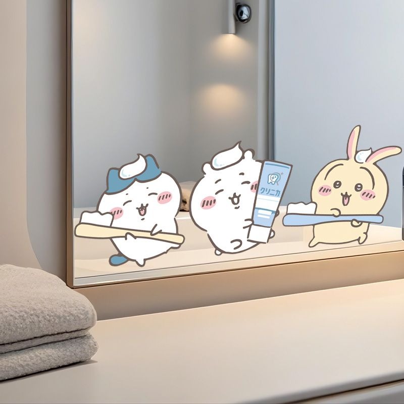 Hot Chiikawa Mirror Stickers S - Home One Bathroom ulasan dan harga