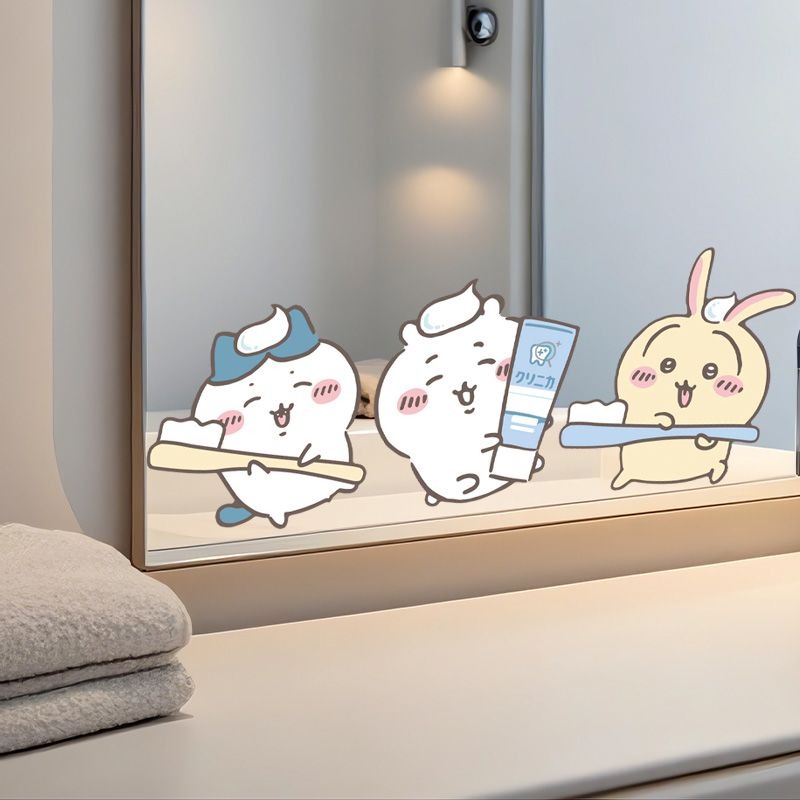 Hot Chiikawa Mirror Stickers S - Home One Bathroom ulasan dan harga
