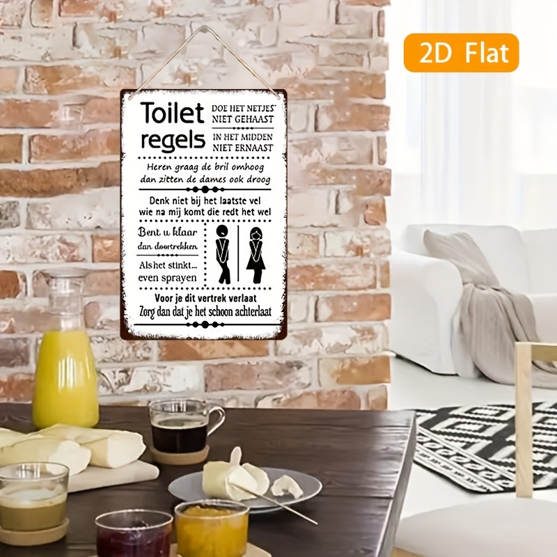 Funny Dutch Bathroom Rules Vin - Home Bathroom Rules ulasan dan harga