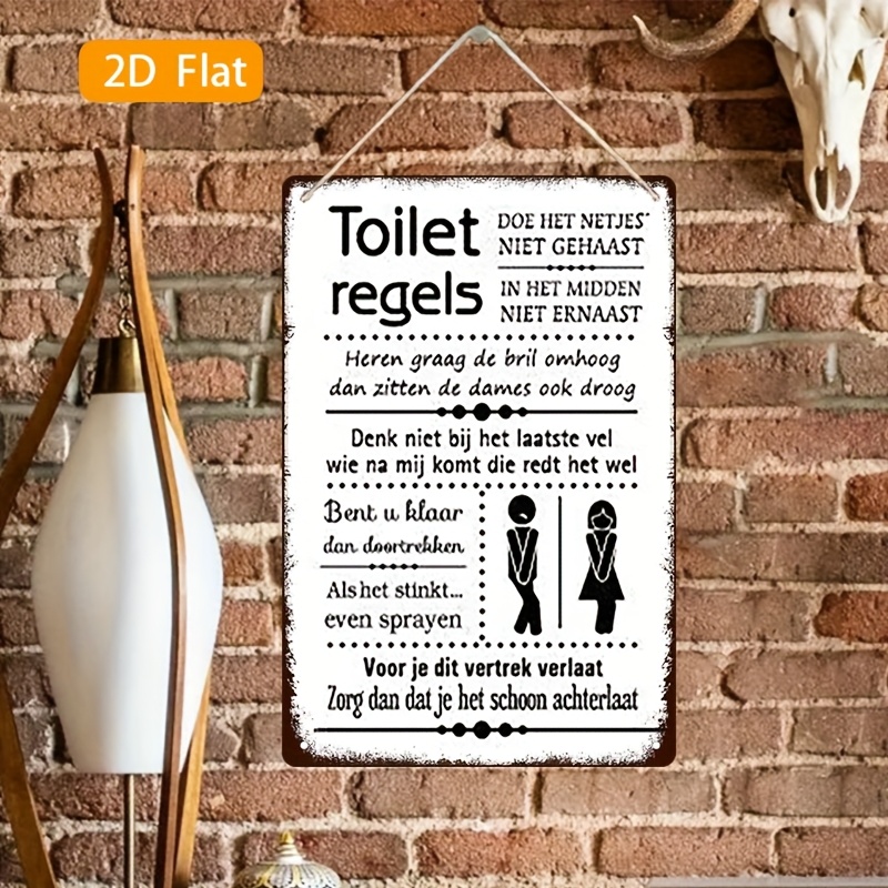 Funny Dutch Bathroom Rules Vin - Home Bathroom Rules ulasan dan harga