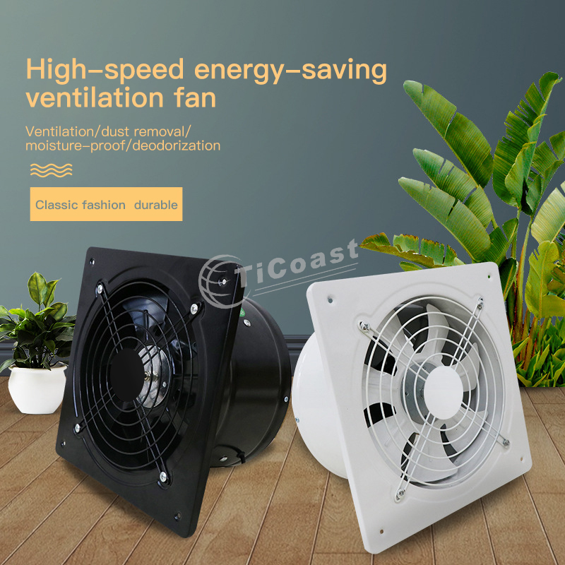 8 inch 80W Exhaust Fan High Sp - Home Bathroom Vent Fans ulasan dan harga