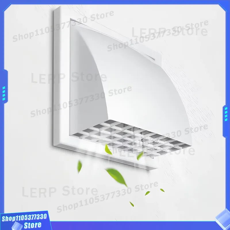 Flexible ABS Plastic Wall Vent - Home Bathroom Vent Fans ulasan dan harga