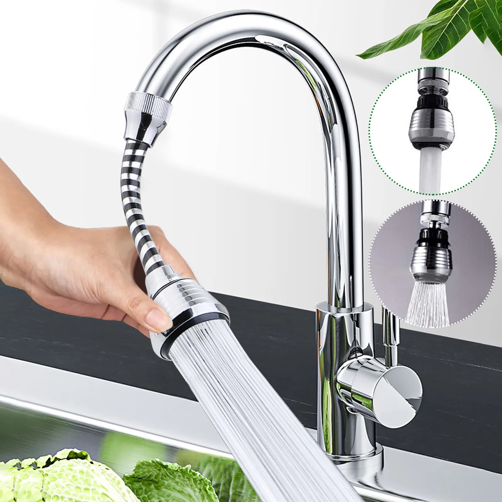 360 Degree Adjustment Faucet E - Home Bathroom Water Filter ulasan dan harga