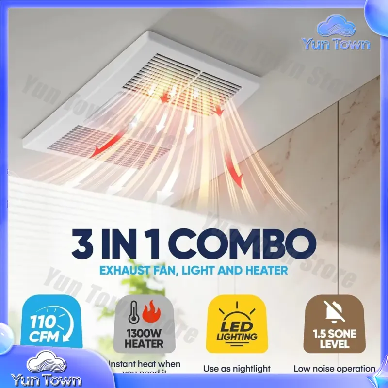 for Bathroom Exhaust Fan with  - Home Bathroom Vent Fans ulasan dan harga