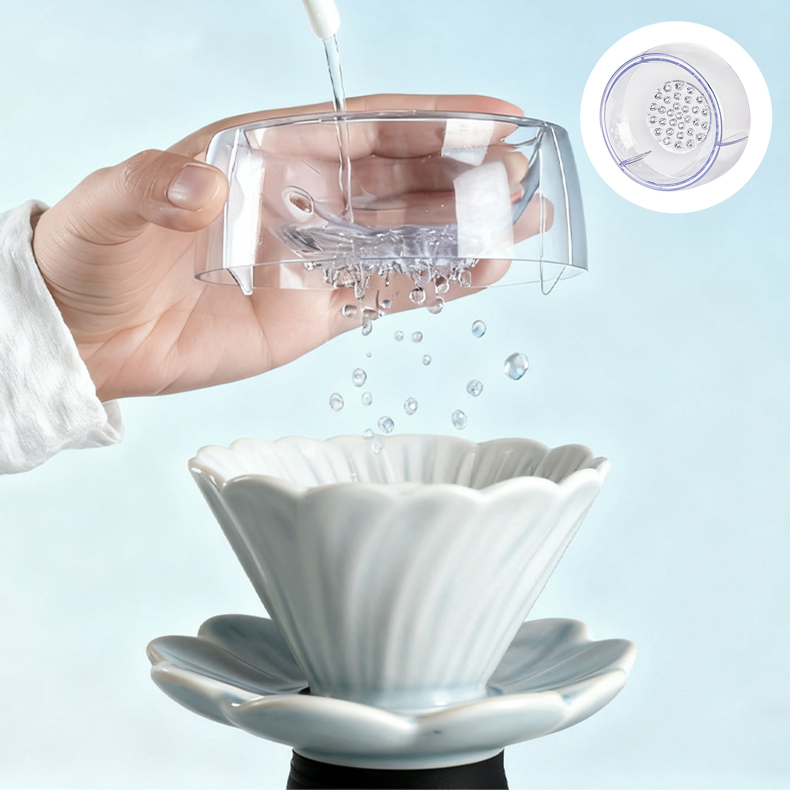 Home Coffee Dripper Pour-Over  - Home Bathroom Water Filter ulasan dan harga