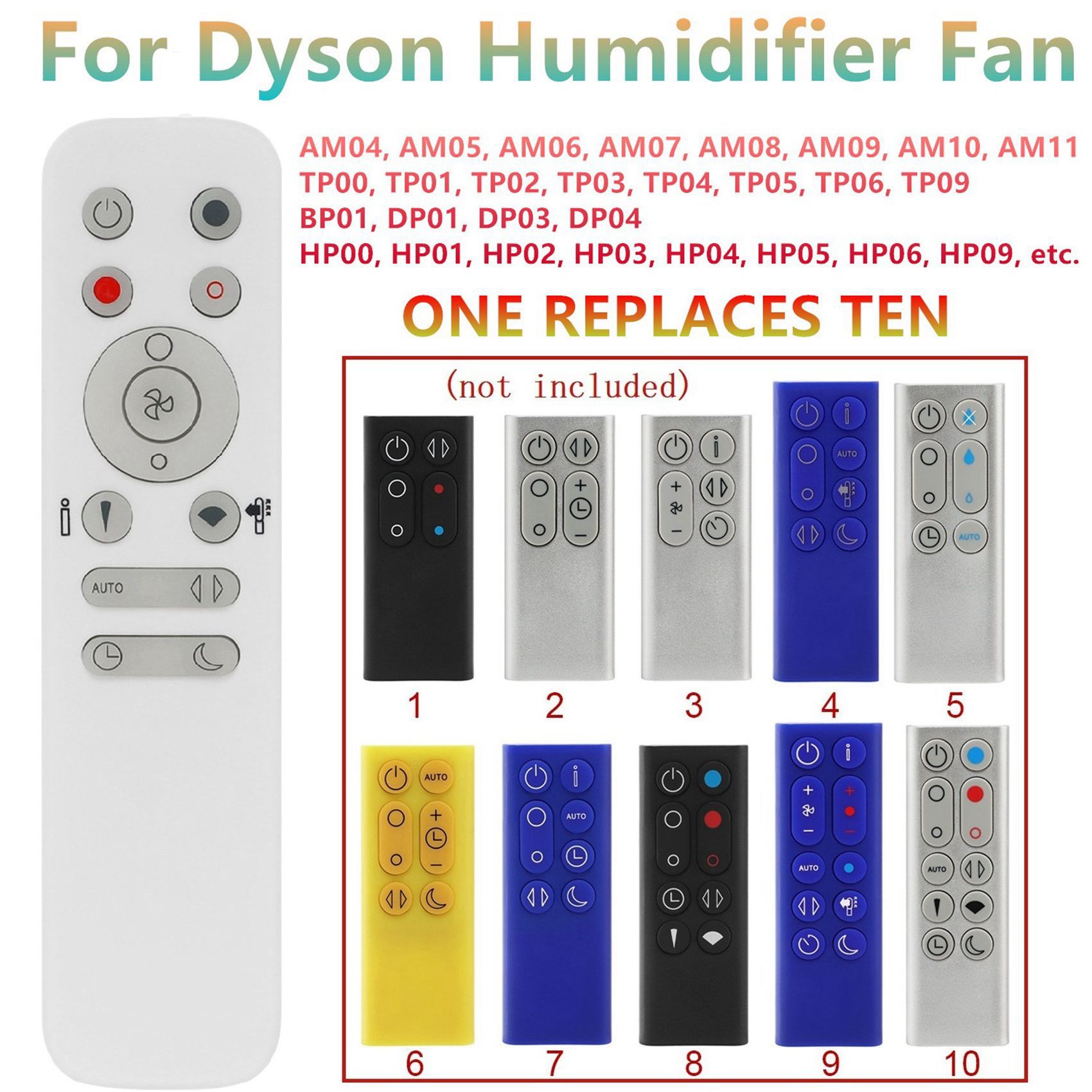 New 10 in 1 Remote Control for - Dyson Fan Am07 ulasan dan harga