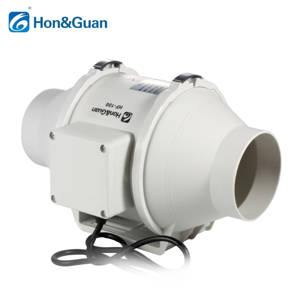 4'' Silent Inline Duct Fan Hig - Home Bathroom Vent Fans ulasan dan harga