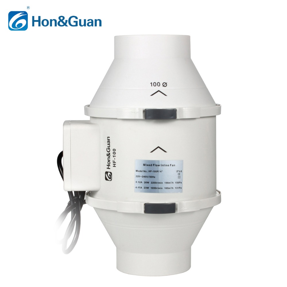 4'' Silent Inline Duct Fan Hig - Home Bathroom Vent Fans ulasan dan harga