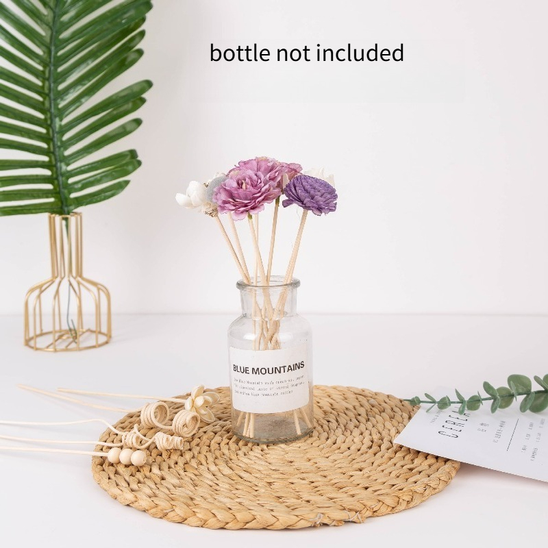 Rattan Sticks and Sola Flowers - Home One Bathroom ulasan dan harga